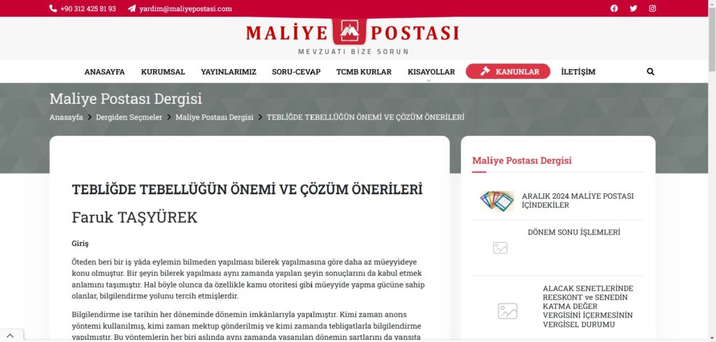 Faruk Taşyürek akademik çalışma ve yayın arşivi 3