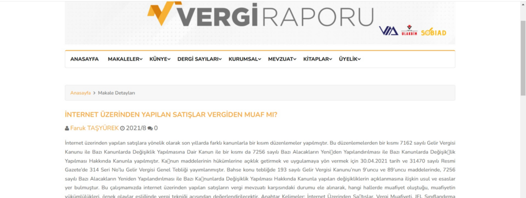 Faruk Taşyürek akademik çalışma ve yayın arşivi 8